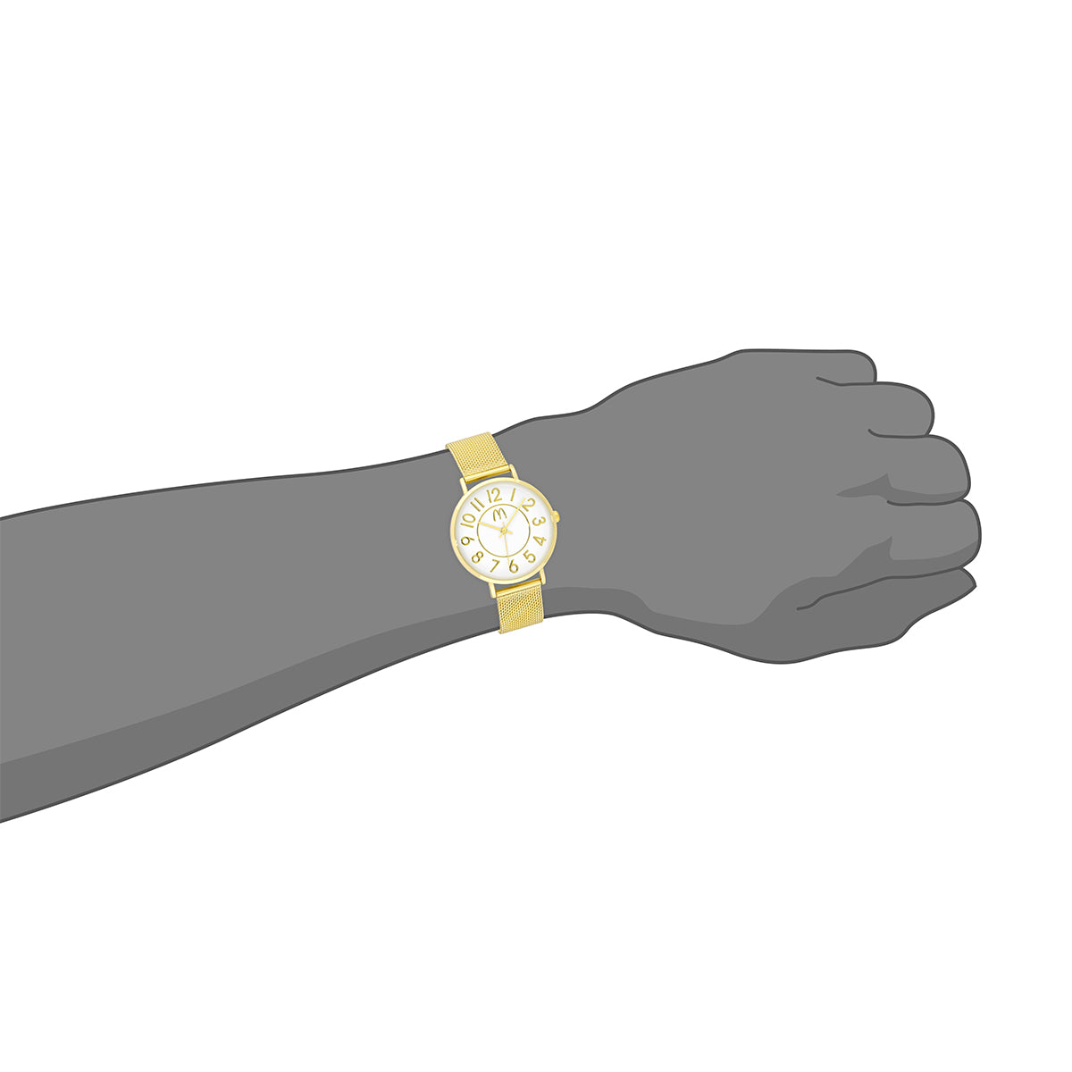 MDW16701 | Unisex Analog Watch 36mm Case Diameter